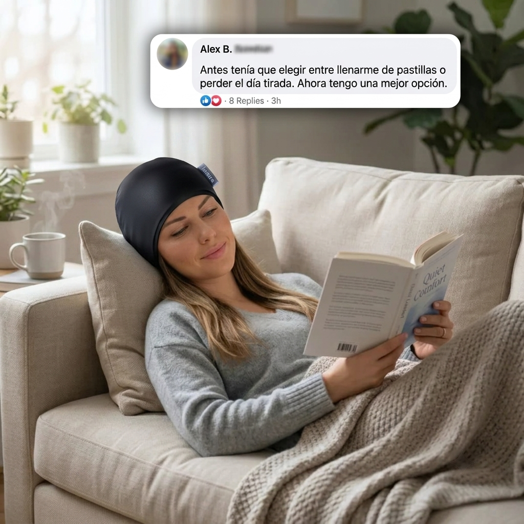 Gorro de Gel Lunara - Calmá la migraña y volvé a tu día, sin pastillas